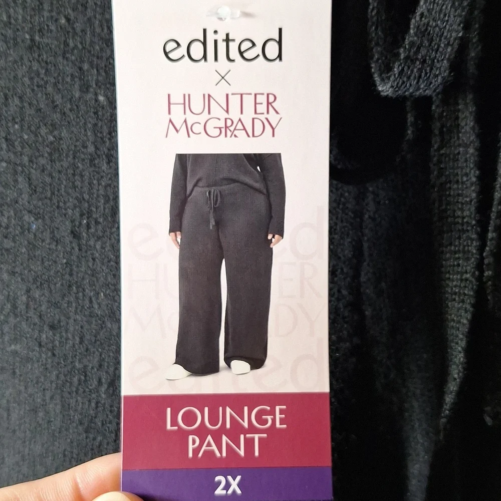 NWT Edited By Hunter McGrady Wide Leg Lounge Pants - Picture 5 of 6